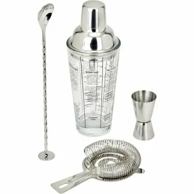 Set za koktajle Livoo z 400 ml steklenim shakerjem