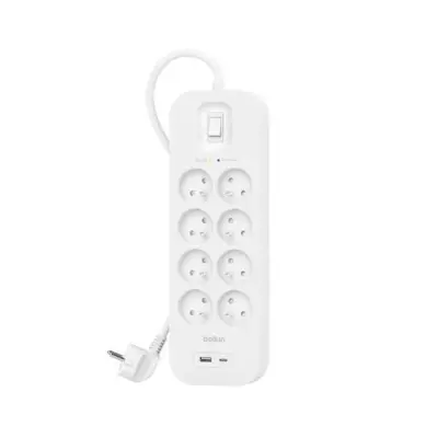 Multiprise Belkin Moderne z 8 vtičnicami in USB