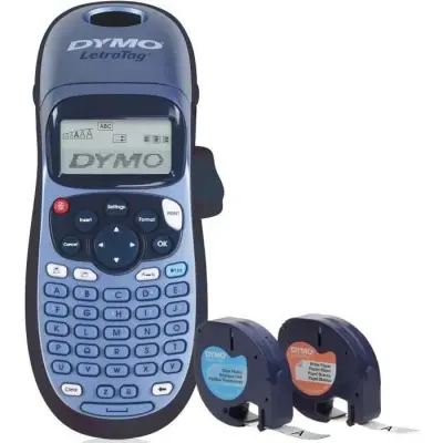 Oznaka za nalepke Dymo LetraTag LT-100H Plus z dvema vrsticama tiska