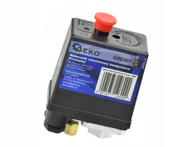Preklopnik za kompresor Geko g80307 max 12 bar