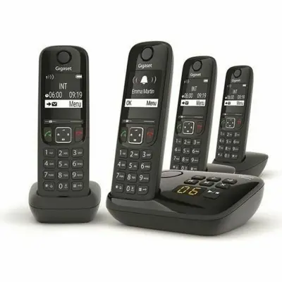 Brezžični DECT telefon Gigaset AS690A Quattro z vgrajenim odzivnikom
