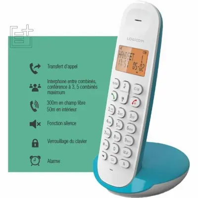 Fiksni telefon Logicom DECT ILOA 150 SOLO z LCD zaslonom