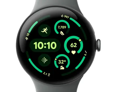 Pametna ura Google Pixel Watch 3 45 mm z AMOLED zaslonom