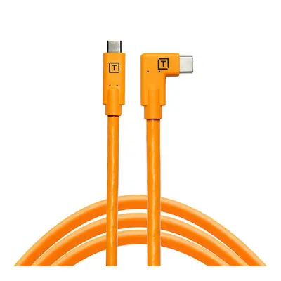 Kabel Tether Tools TetherPro USB-C do USB-C Coudé - Oranžna