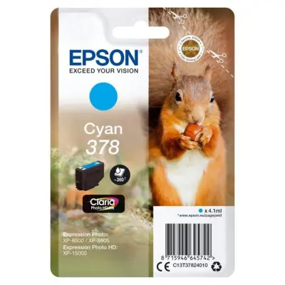 Tinta za tiskalnike Epson 378 Cyan 4.1ml