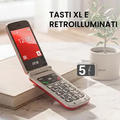 Mobilni telefon SPC Stella 3 4G Rdeč