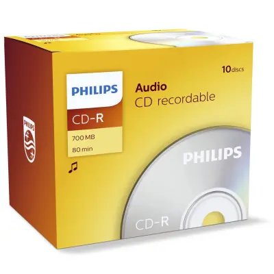 CD-R Philips cr7a0nj10/00 10 enot 700 MB 80 min