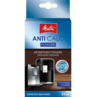 Deskalirna prašek Melitta 2x40g 8 kosov