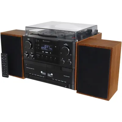 Hi-fi sistem Aster MCD5600 z vinilno ploščo in Bluetooth povezljivostjo