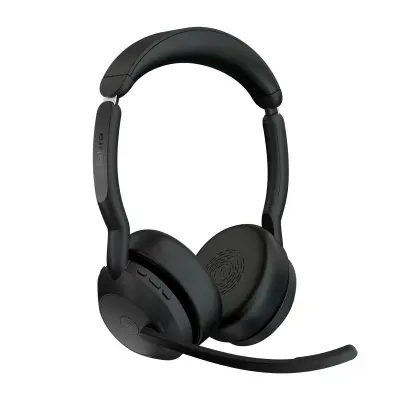 Slušalke Jabra Evolve2 55 z mikrofon in polnjenjem, črna