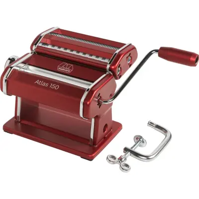Ročna pasta naprava Marcato Atlas 150 rdeča