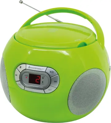 Boombox Aster SCD2120GR z zelenim dizajnom