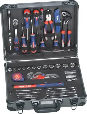 Orodjarna KWB 370740 51-delni set v aluminijasti škatli