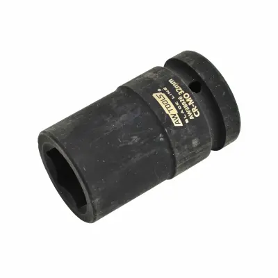 Vtičnica za udarne ključe Awtools hexagonalna 30mm Black Line