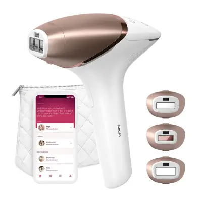 IPL naprava za odstranjevanje dlak Philips Lumea 9000 bri955/00 z 3 nastavki