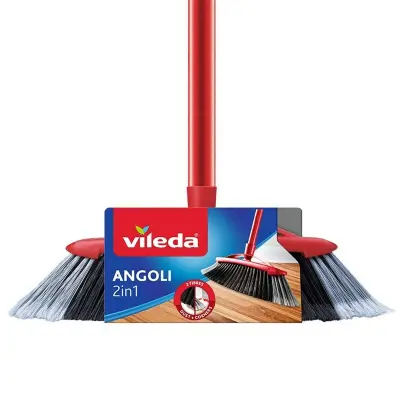 Metla Vileda 2 v 1 profilirana rdeča