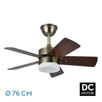 Stropni ventilator Fabrilamp Marta s 36W in obrnljivimi lopaticami