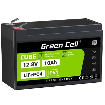 Baterija Green Cell LFPGC12V10AH 10Ah