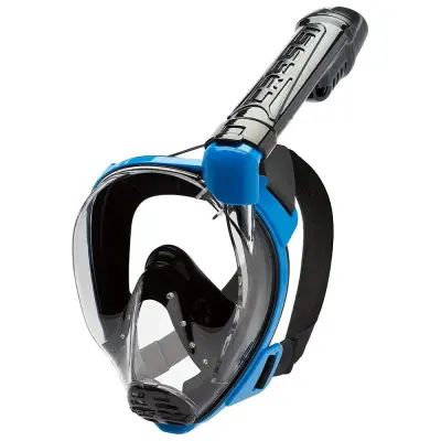 Polnoobrazna maska za snorklanje Cressi Baron modra