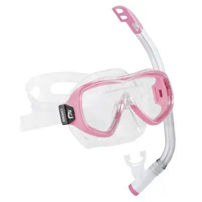 Set za snorklanje Cressi Ondina VIP Junior Roza