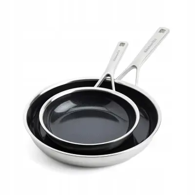 Kuhinjska posoda KitchenAid Multi-Ply Nerjaveče jeklo 20cm 28cm