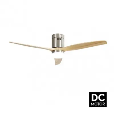Stropni ventilator Fabrilamp Aguilon LED Nickel Satin 18W