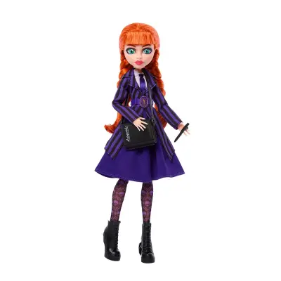 Kolekcionarska lutka Mattel Agnes DeMille z vijolično uniformo