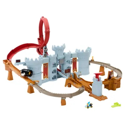 Igrača Hot Wheels Château de Bowser z dirkalno progo