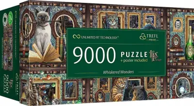 Puzzle Trefl Prime UFT "Whiskered Wonders" z 9000 kosi