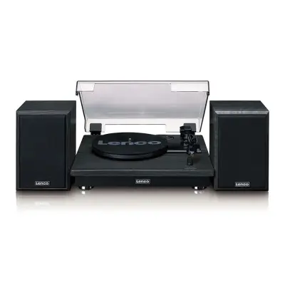 Gramofon Lenco LS-100BK z Bluetooth in 2 zvočnikoma