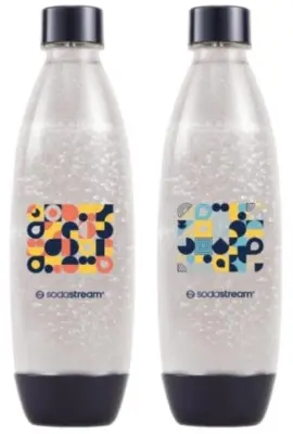 SODASTREAM Fuse Bubble Mosaic steklenice, komplet 2 x 1 l, večbarvne
