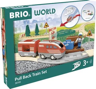 Igrača Ravensburger 36102 Rdeči vlak z retrofrikcijo