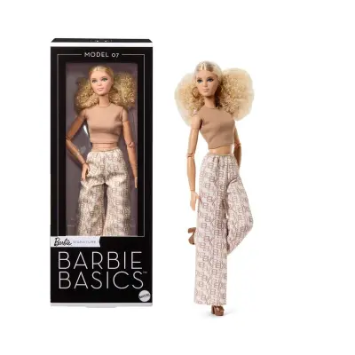 Barbika Mattel model 07 modra obleka