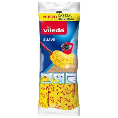 Mop Vileda suave +30% mikrovlaken rumena