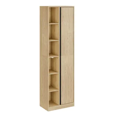 Omarica Kopalnica Shranjevanje Les 50x30x169cm BZR237-E-N