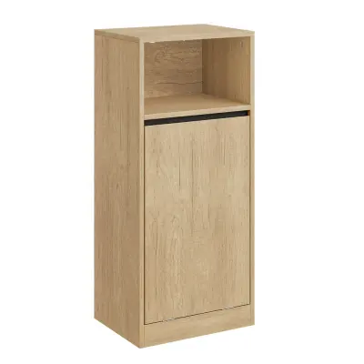 Omarica za perilo Kopalniška Shranjevanje Barva Les 40x30x90cm BZR236-E-N