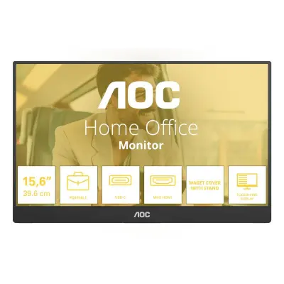 Prenosni monitor AOC 16T20E2 15,6 palca Full HD