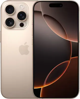 Obnovljeno - znaki rabe - iPhone 16 Pro 128 GB zlate