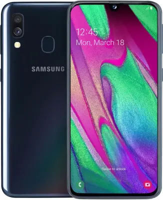 Obnovljeno - znaki rabe - Galaxy A40 64GB črne