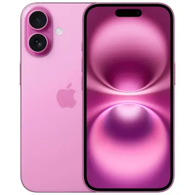 Obnovljeno - znaki rabe - iPhone 16 Plus 128 GB roza