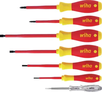 WIHA VDE KOMPLET IZVIJAČEV SOFT PL/PH+PREIZKUŠEVALNIK 7/1 320NK7