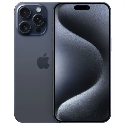 Obnovljeno - znaki rabe - iPhone 15 Pro Max 256 GB moder
