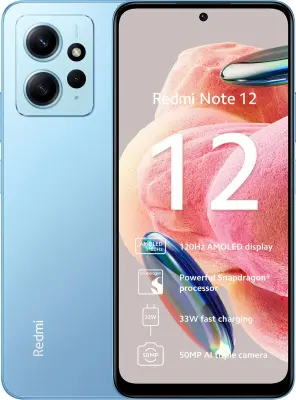 Obnovljeno - znaki rabe - Redmi Note 12 4G 64GB moder