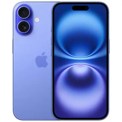 Obnovljeno - znaki rabe - iPhone 16 256 GB moder