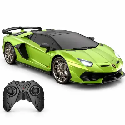 Daljinsko voden avto Lamborghini, uradno licenciran, LED žarometi, realističen dizajn, polnilna baterija, ABS plastika | VENOX