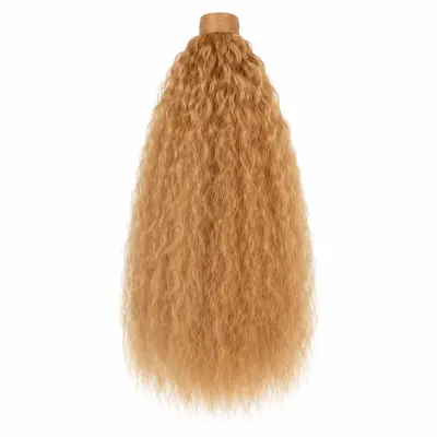 Kodrast podaljšek za čop, lasni vložek s sponko, volumen in dolžina | CURLYTAIL Blonde