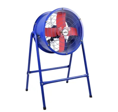 Industrijski ventilator Fabrilamp model 370 modro/rdeč 370W
