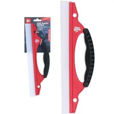 Squeegee Dirt Devil Ergonomična ročica Rdeča
