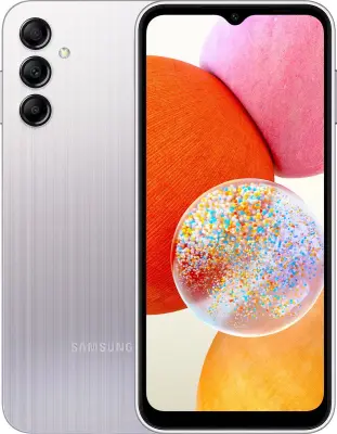 Obnovljeno - znaki rabe - Galaxy A14 64GB srebrne