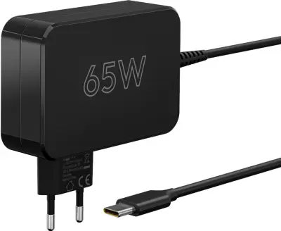 Polnilnik Goobay 65420 USB-C za prenosnike (65 W) Črn